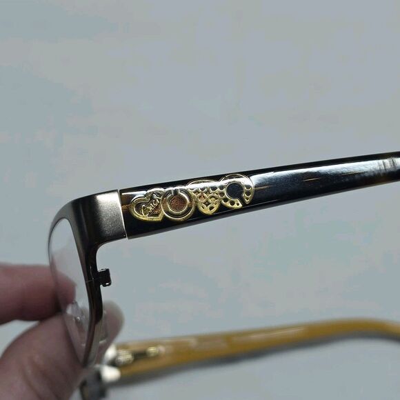 COACH WILLOW EYEGLASSES FRAMES 9045 HC5007 Sand Brown 50-16-135 Full Rim AS IS main image 7